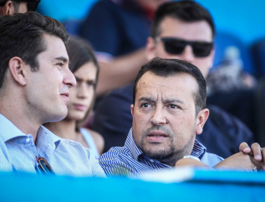 Στο γήπεδο βρέθηκαν ο Νίκος Παππάς και ο Λευτέρης Κρέτσος (φωτό)